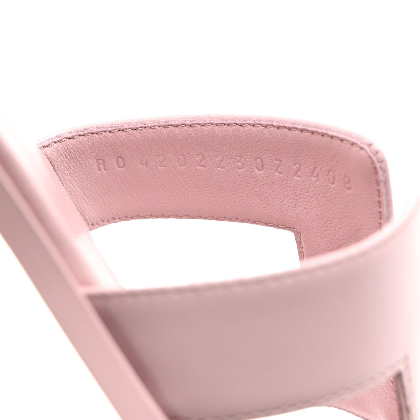 Box Calfskin Oran Sandals 37 Rose Cancan