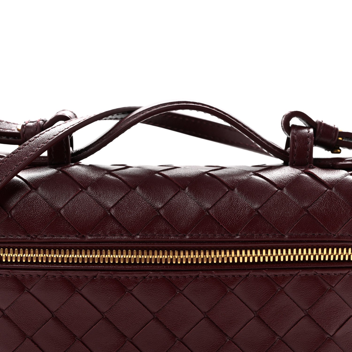 Bottega Veneta Nappa Intrecciato Bang Bang Vanity Case Barolo 8 of 12