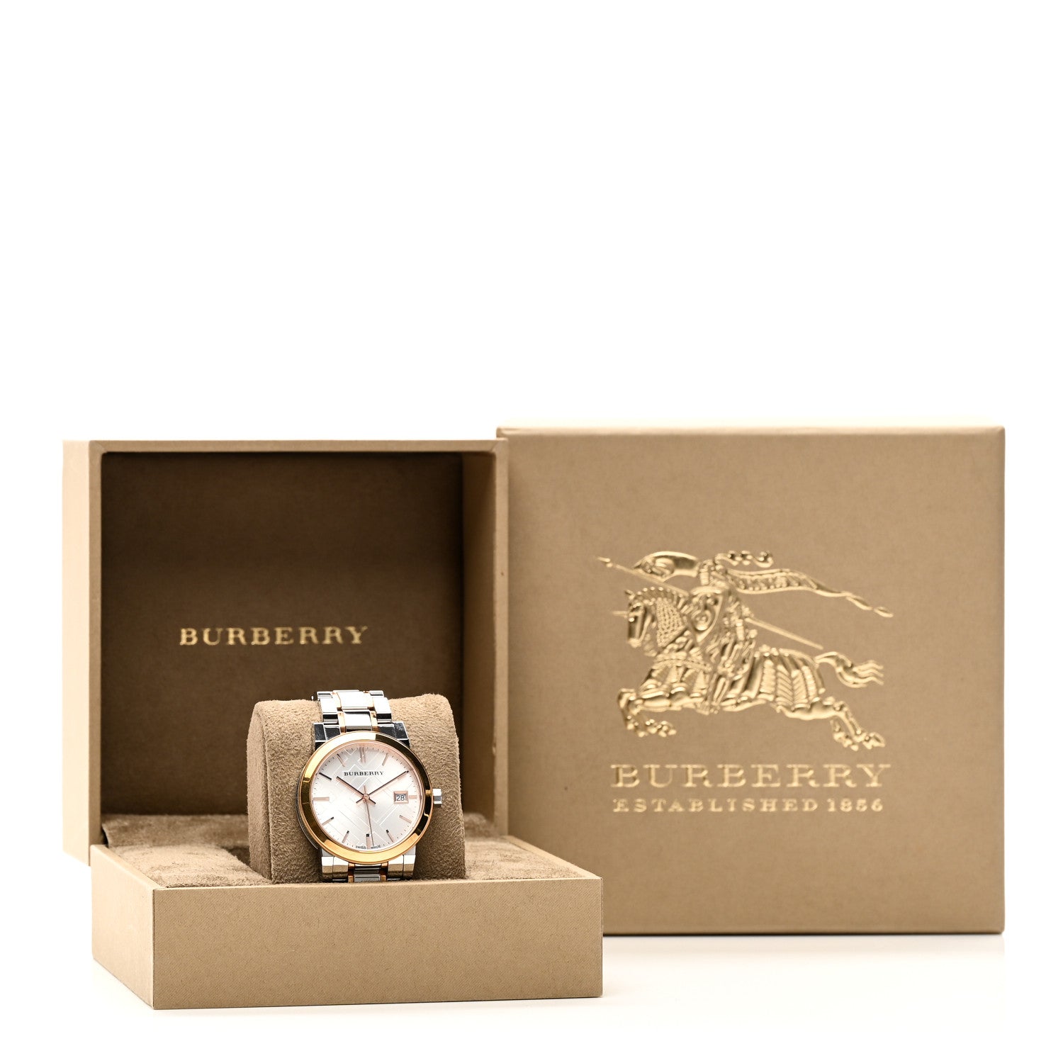 Burberry Stainless Steel 34mm The City Quartz Watch BU9105 5 of 5