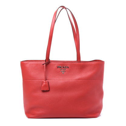 Prada Vitello Phenix Tote Rosso 1 of 10
