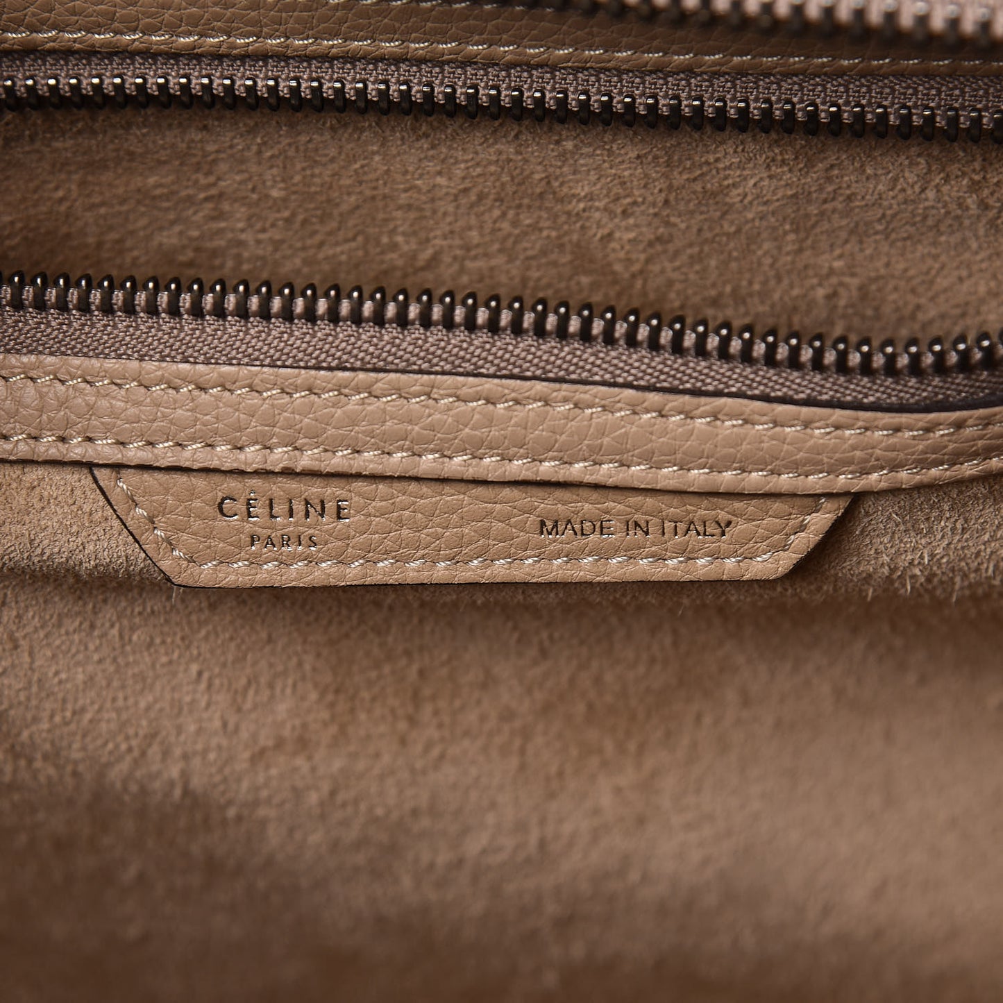 Drummed Calfskin Mini Luggage Dune