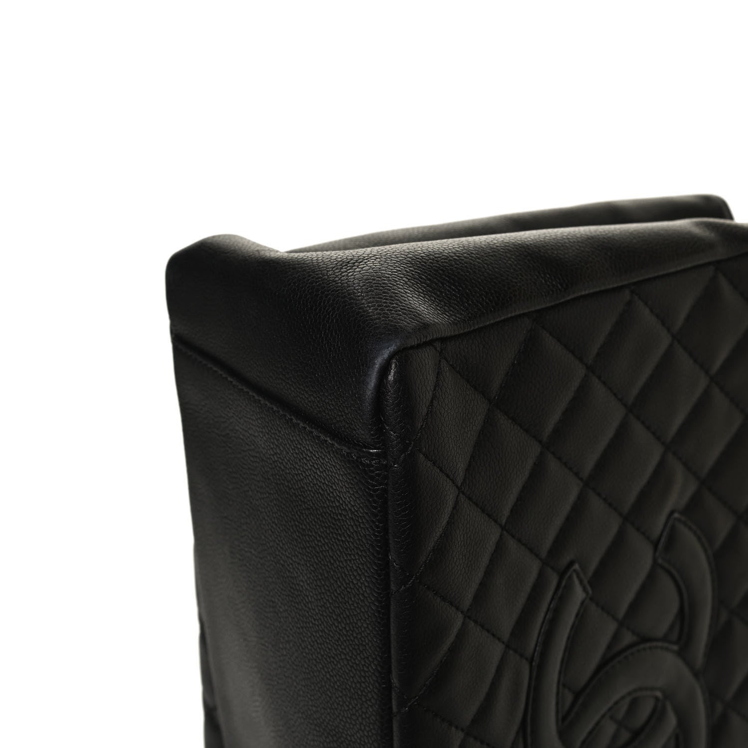 Chanel Caviar Quilted Grand Shopping Tote GST Black 11 of 12