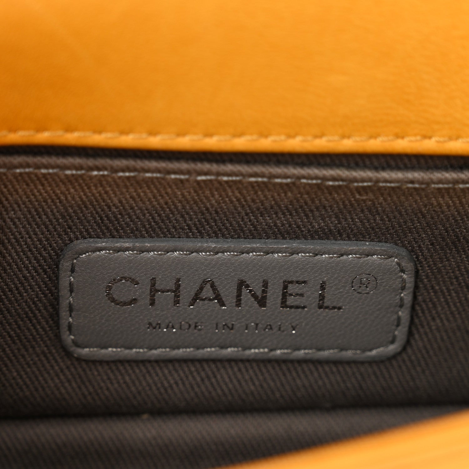 Chanel Velvet Quilted Mini Boy Flap Yellow 7 of 11