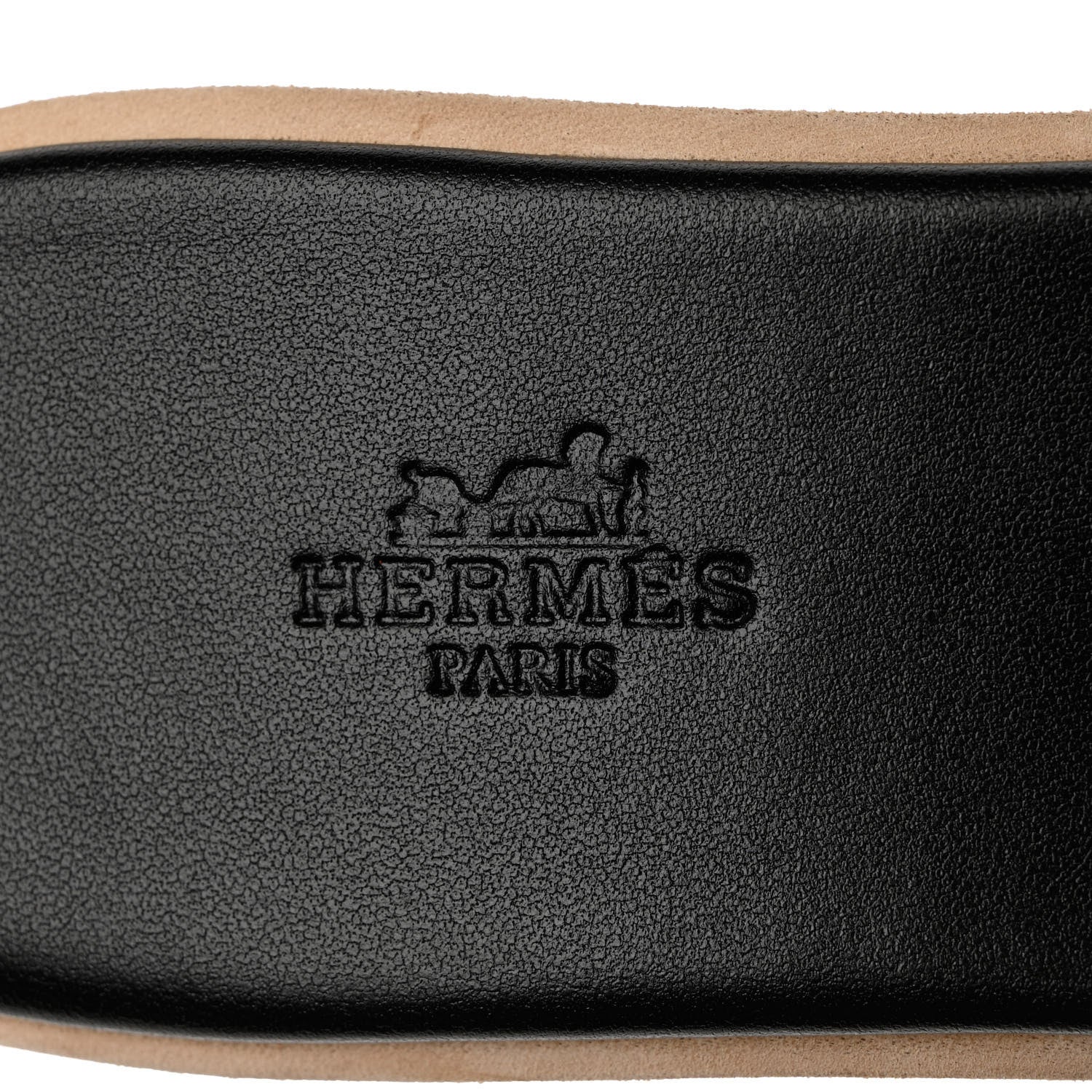 Hermes Calfskin Cork Eze 30 Sandals 39 Black 7 of 9