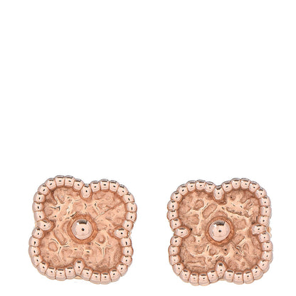 Van Cleef & Arpels 18K Rose Gold Sweet Alhambra Earrings 1 of 7