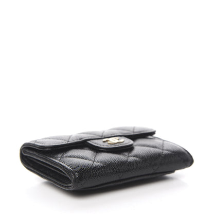 Chanel Caviar Quilted Flap Card Holder Black 3 of 7