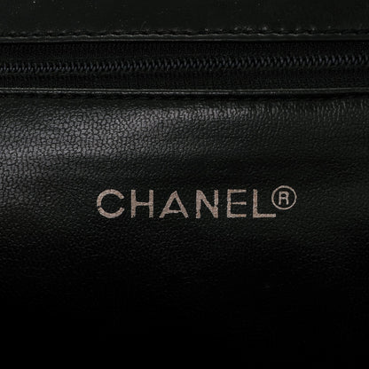 Chanel Calfskin Quilted Kisslock Frame Bag Black 6 of 8