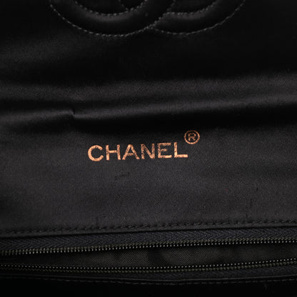Chanel Satin Flap Shoulder Bag Black 6 of 10
