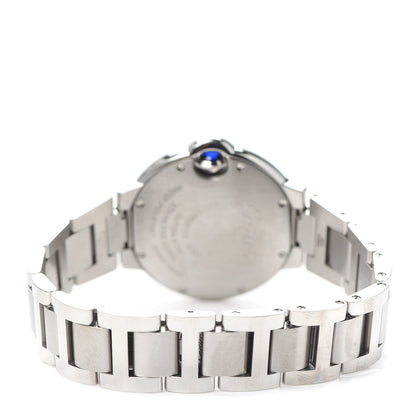 Cartier Stainless Steel 33mm Ballon Bleu De Cartier Automatic Watch 3 of 6