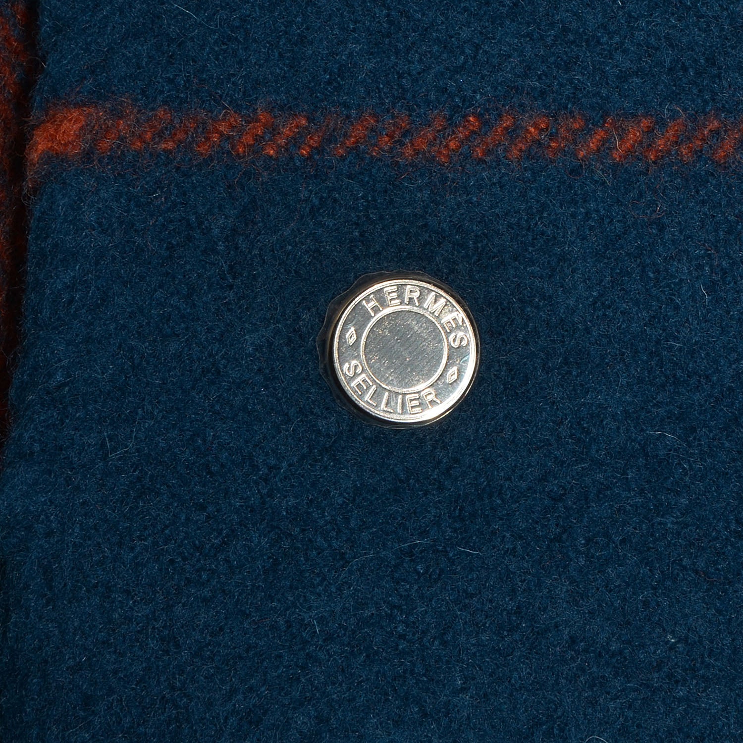 Hermes Wool Rocabar Blanket Bleu De Prusse 5 of 7