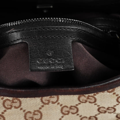 Gucci Monogram Small Hobo Dark Brown 6 of 8