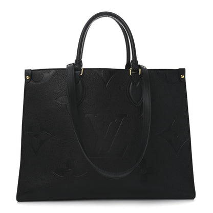 Louis Vuitton Empreinte Monogram Giant Onthego MM Black 1 of 9