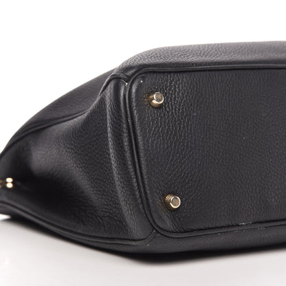 Christian Dior Bullcalf Medium Diorissimo Tote Black Rose Indien 6 of 11