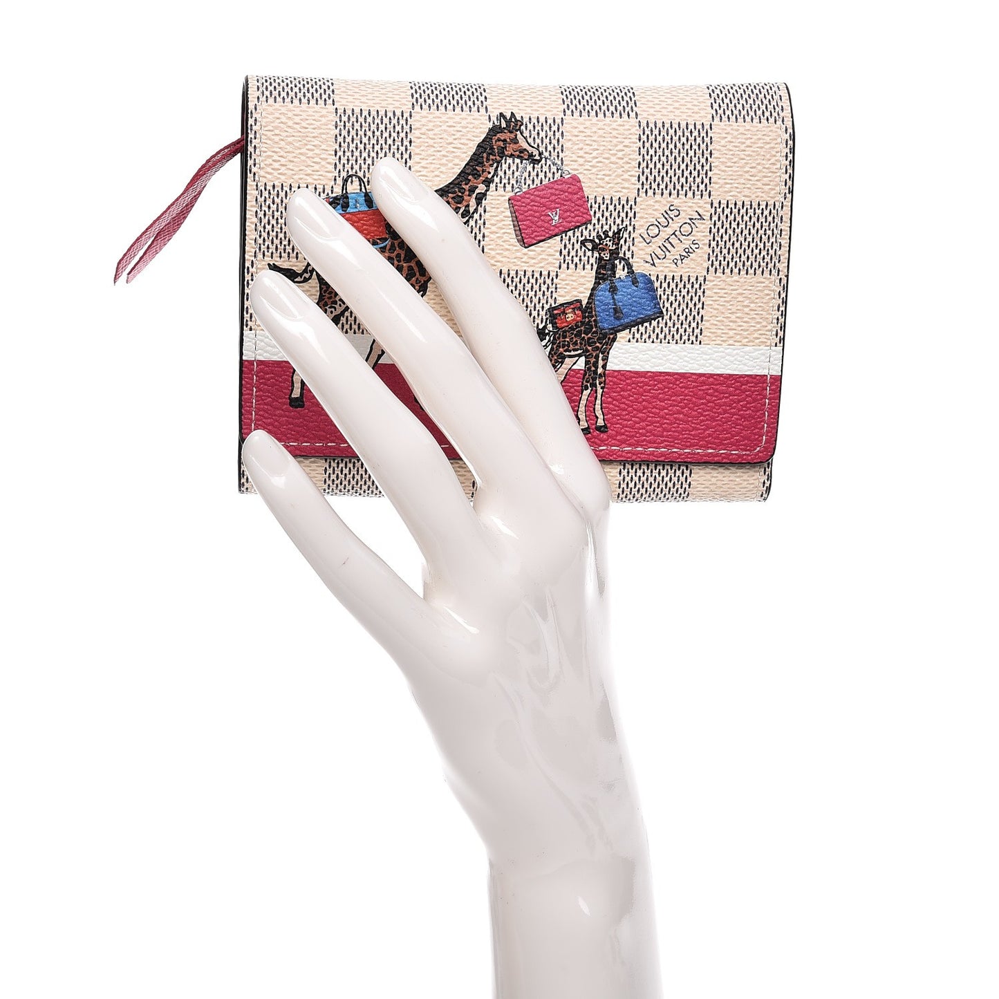 Damier Azur 2017 Christmas Animation Victorine Wallet