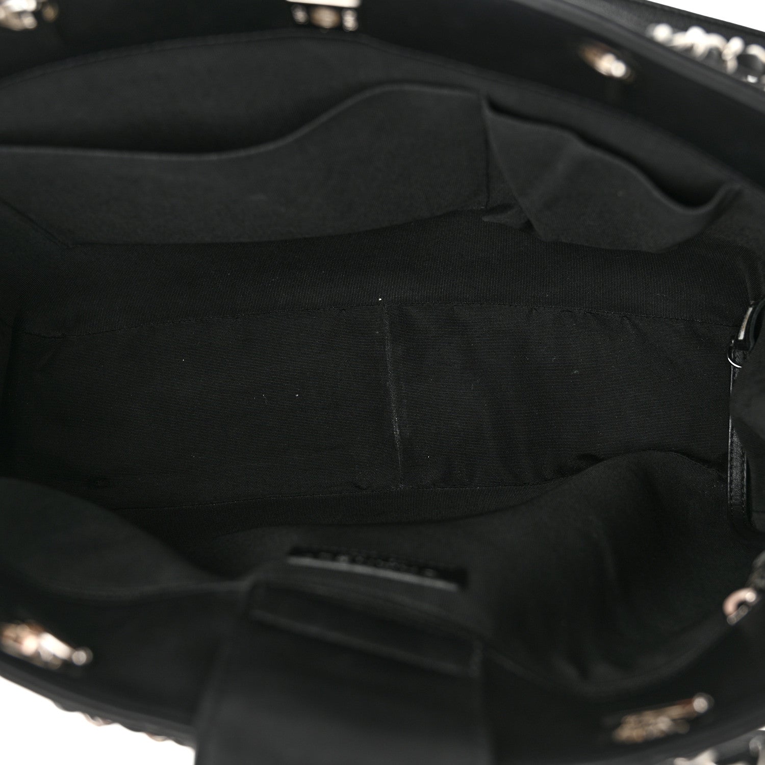 Chanel Calfskin Quilted Large Classic Shopping Tote Black 5 of 11