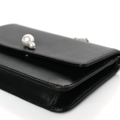 Christian Dior Smooth Lambskin Tribale Chain Wallet Black 9 of 9
