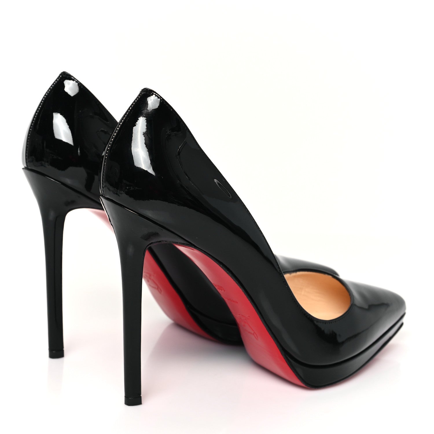 Christian Louboutin Patent Pigalle Plato 120 Pumps 40.5 Black 4 of 8