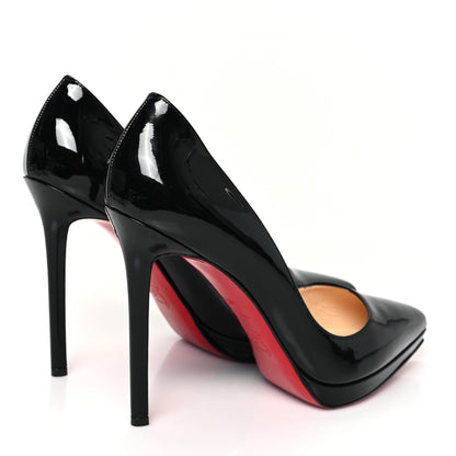 Christian Louboutin Patent Pigalle Plato 120 Pumps 40.5 Black 4 of 8