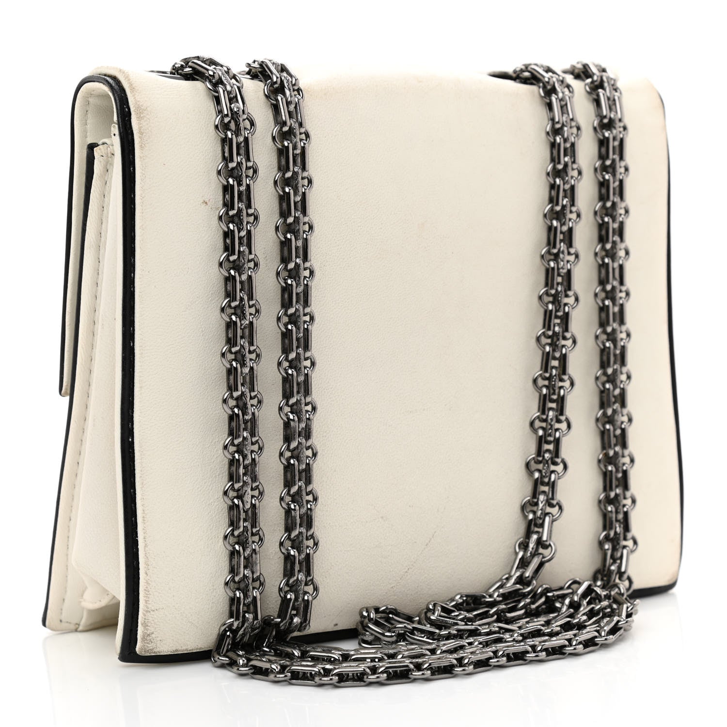 Chanel Lambskin Mademoiselle Flap White 4 of 13