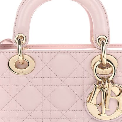 Christian Dior Lambskin Cannage Medium Lady D-Joy Light Pink 8 of 11