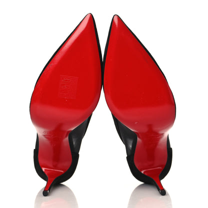 Christian Louboutin Veau Velours Rete Galativi 100 Pumps 37 Black 6 of 8