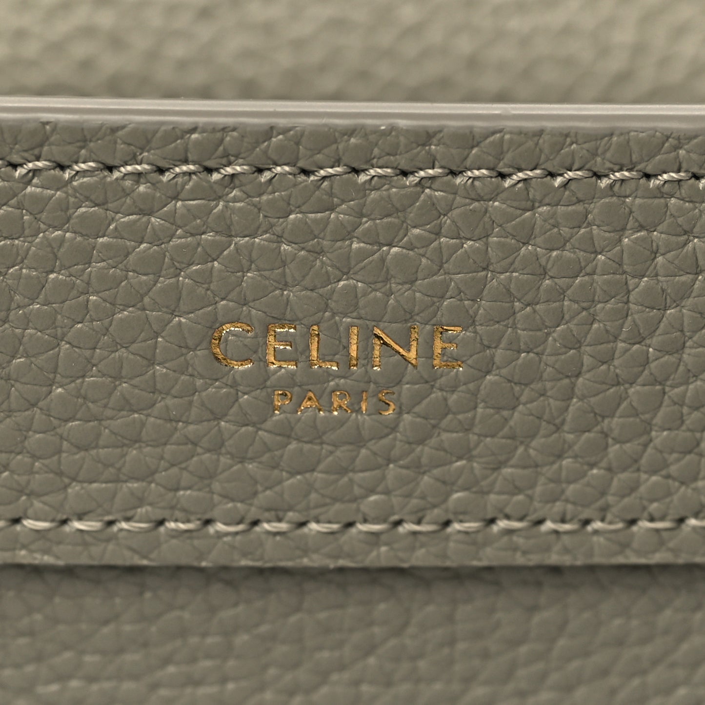 Drummed Calfskin Nano Luggage Green