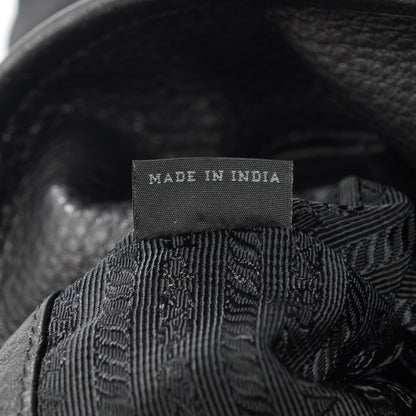 Prada Tessuto Nylon Vitello Daino Tote Nero Black 7 of 9