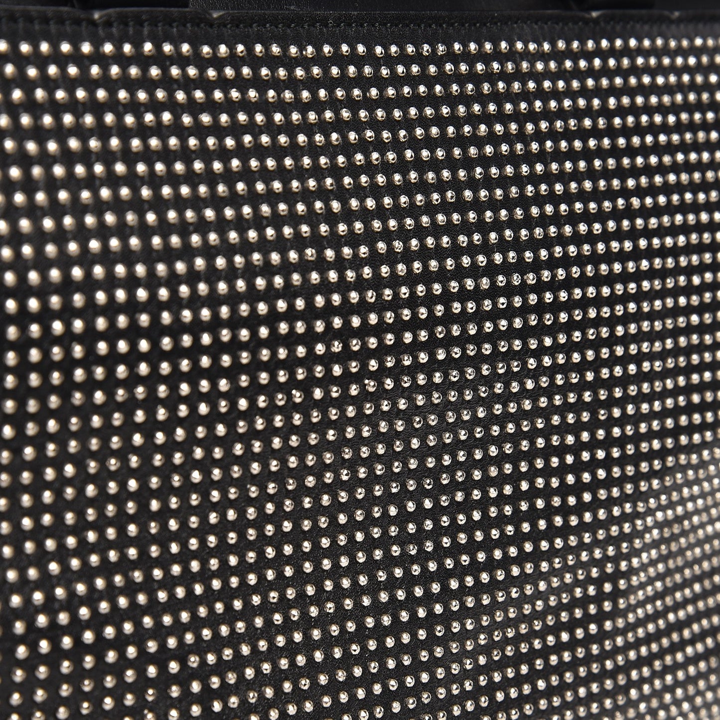 Calfskin Studded Classic Duffle 6 Black