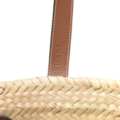 Loewe Raffia Basket Tote Bag Natural Tan Orange 9 of 9