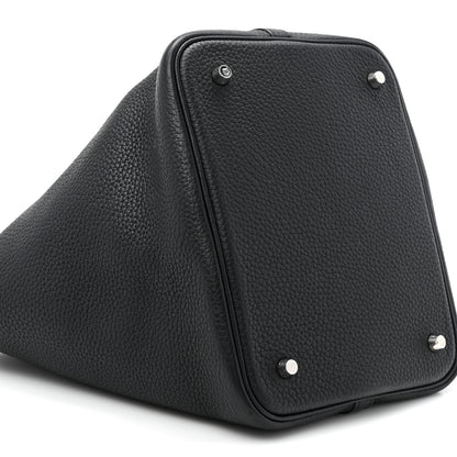 Hermes Taurillon Clemence Picotin Lock 22 MM Black 10 of 14