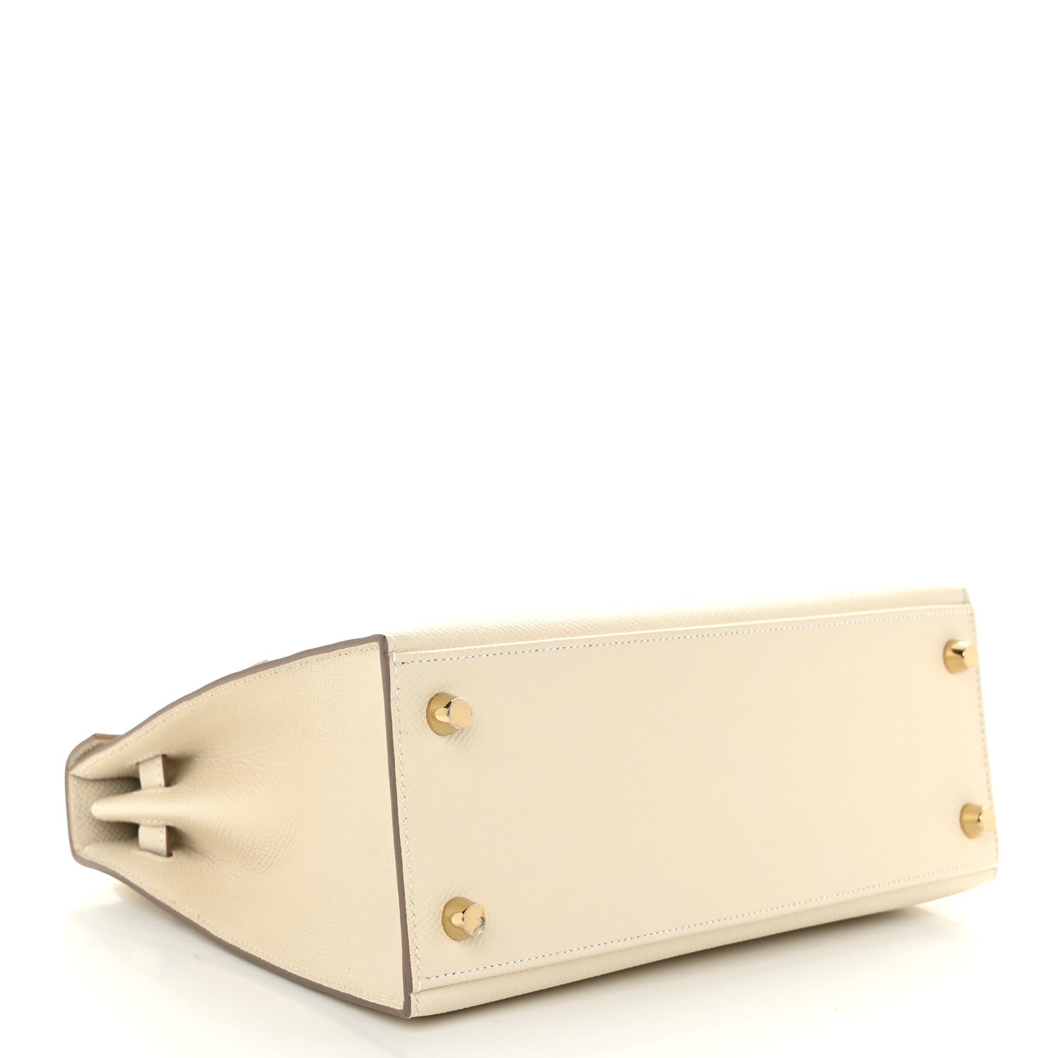 Hermes Epsom Kelly Sellier 25 Craie 4 of 11