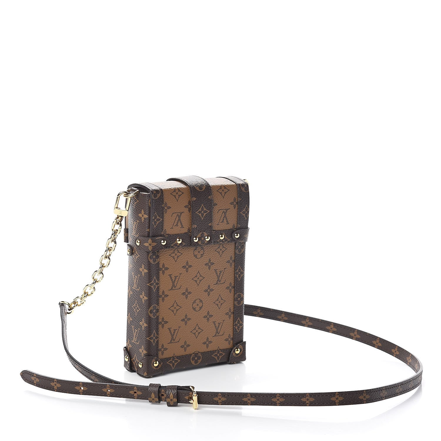 Louis Vuitton Reverse Monogram Pochette Trunk Verticale 3 of 8