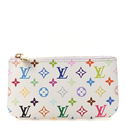 Louis Vuitton LV X TM Monogram Multicolor Key Pouch White 1 of 9