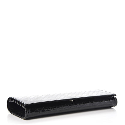 Gucci Patent Microguccissima Small Broadway Clutch Black 4 of 7