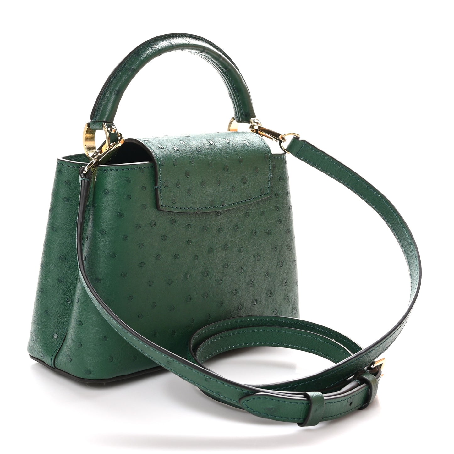 Ostrich Capucines Mini Mint