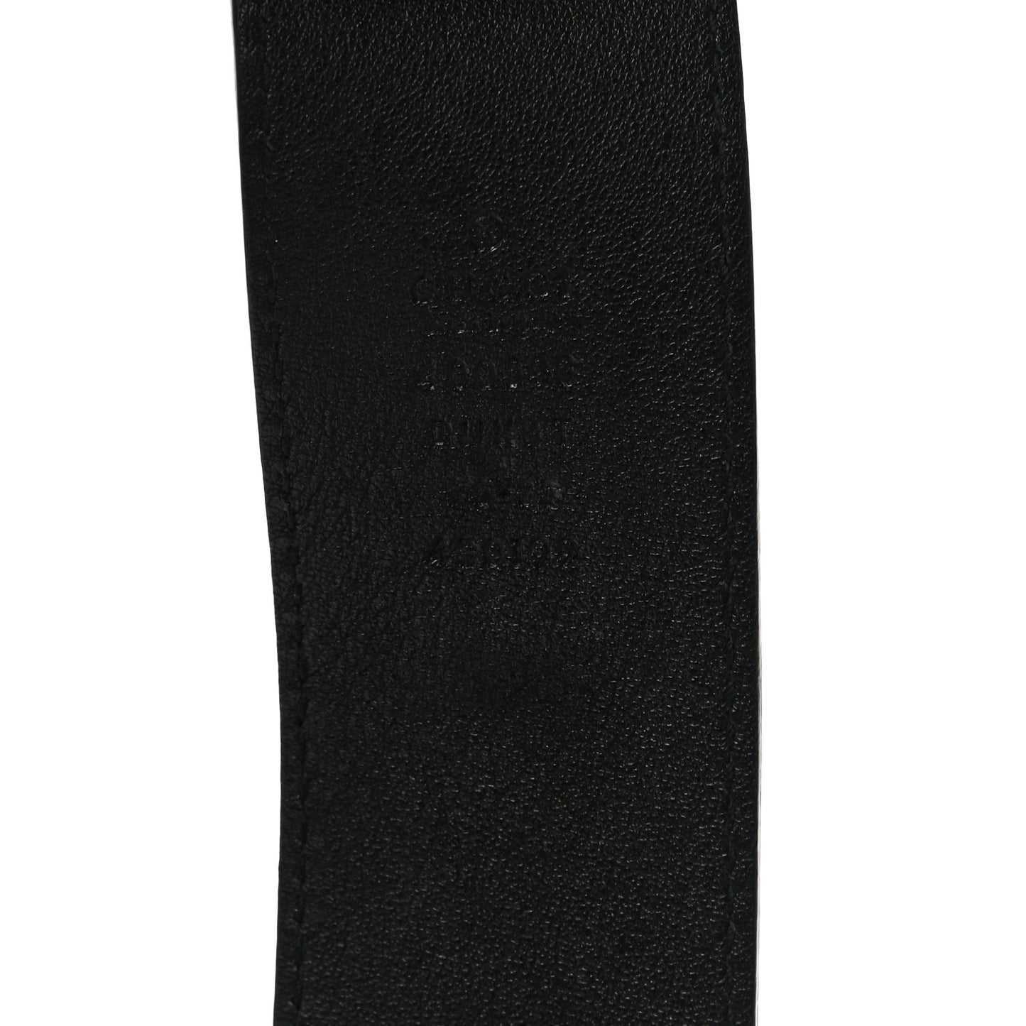 Calfskin L'Aveugle Par Amour Embroidered Double G 40mm Belt 75 30 Black Red