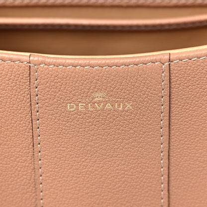 Delvaux Grained Calfskin Mini Brillant Satchel Nude 6 of 9