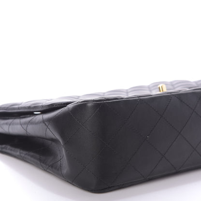 Chanel Lambskin Quilted Jumbo Single Flap Black 6 of 10
