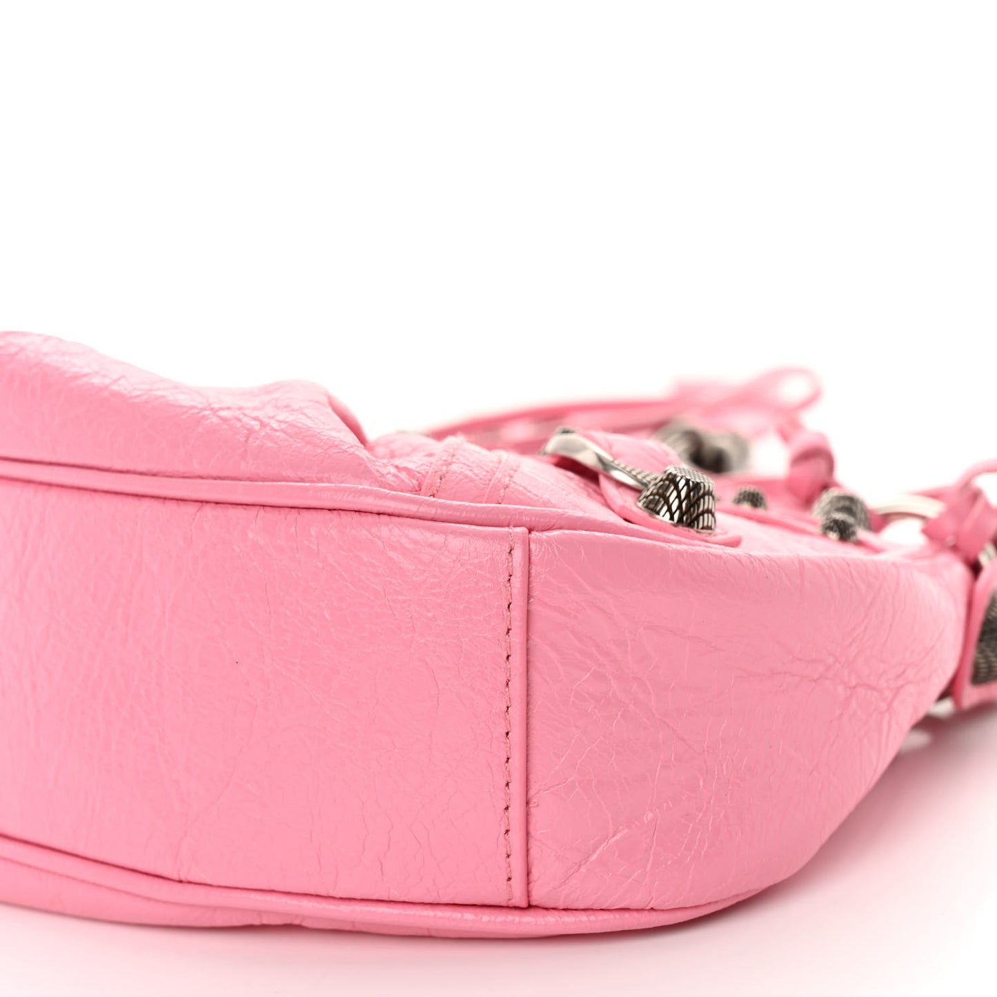 Agneau Arena Le Cagole Chain Shoulder Bag XS Sweet Pink
