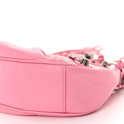 Balenciaga Agneau Arena Le Cagole Chain Shoulder Bag XS Sweet Pink 10 of 10
