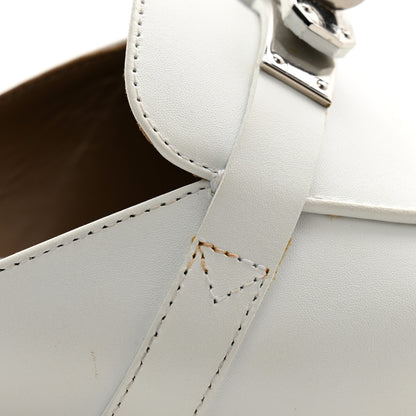 Hermes Calfskin Oz Mules 35 White 11 of 13