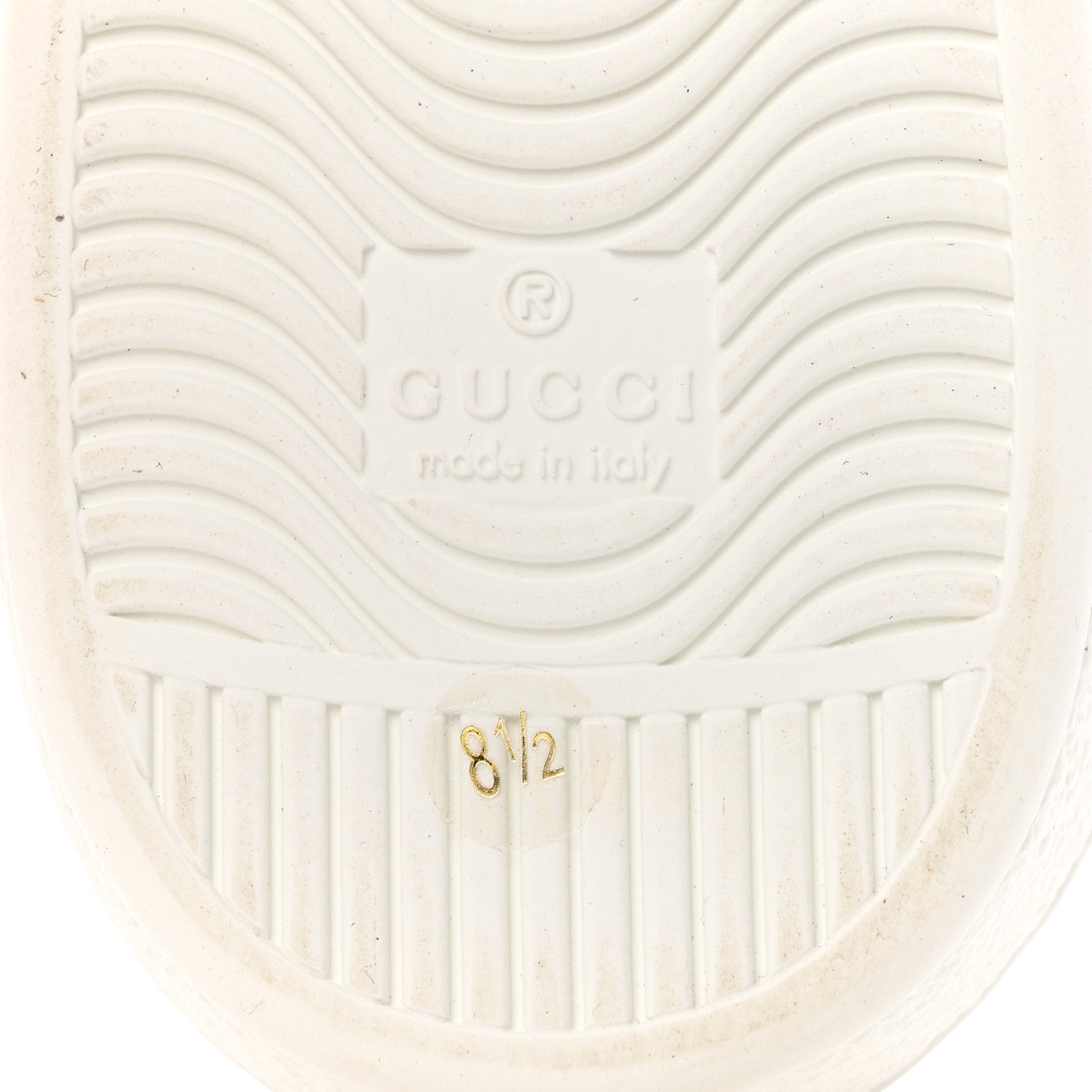 Gucci Calfskin Web Interlocking G Mens Ace Sneakers 8.5 White 8 of 9