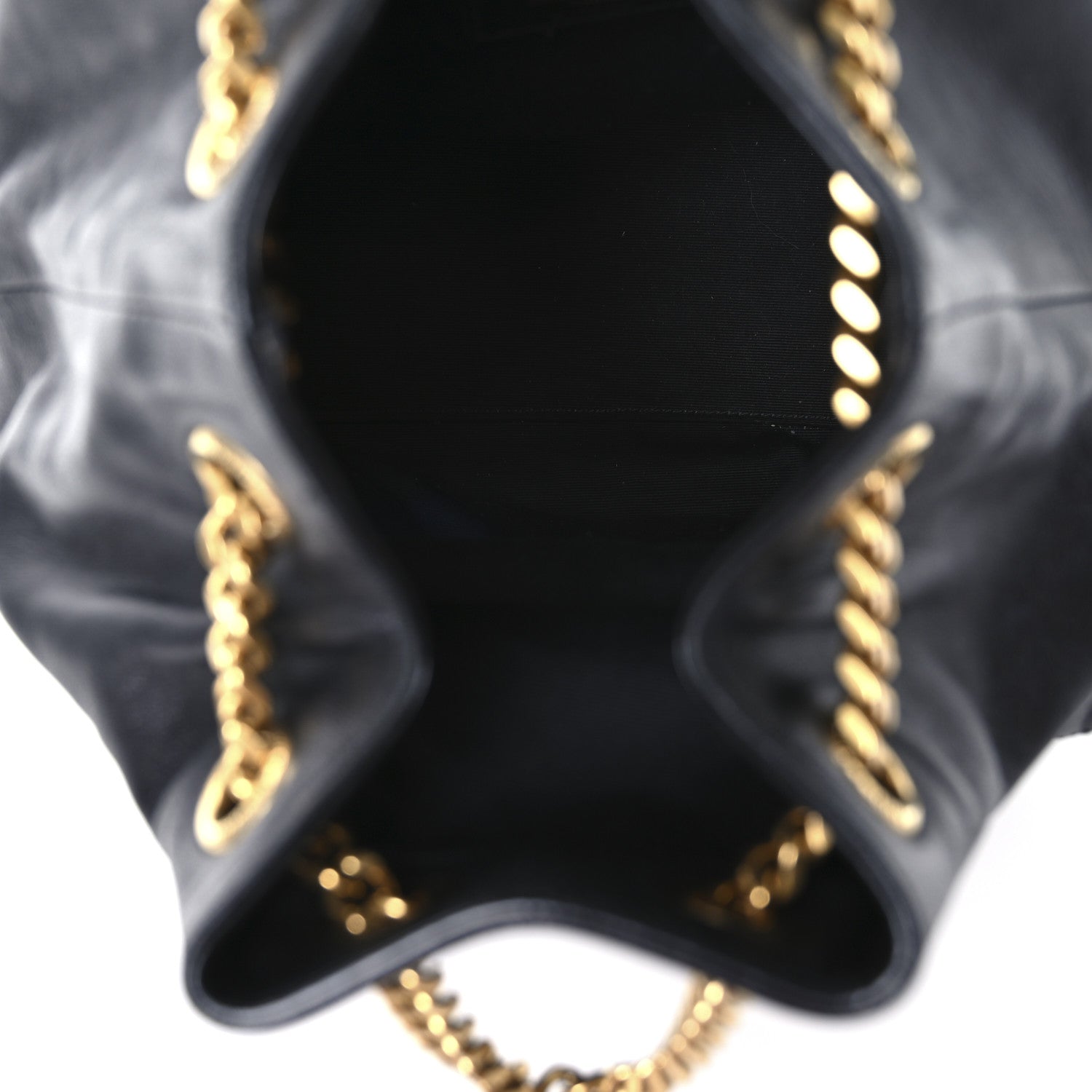 Saint Laurent Lambskin Matelasse Monogram Joe Backpack Black 5 of 11