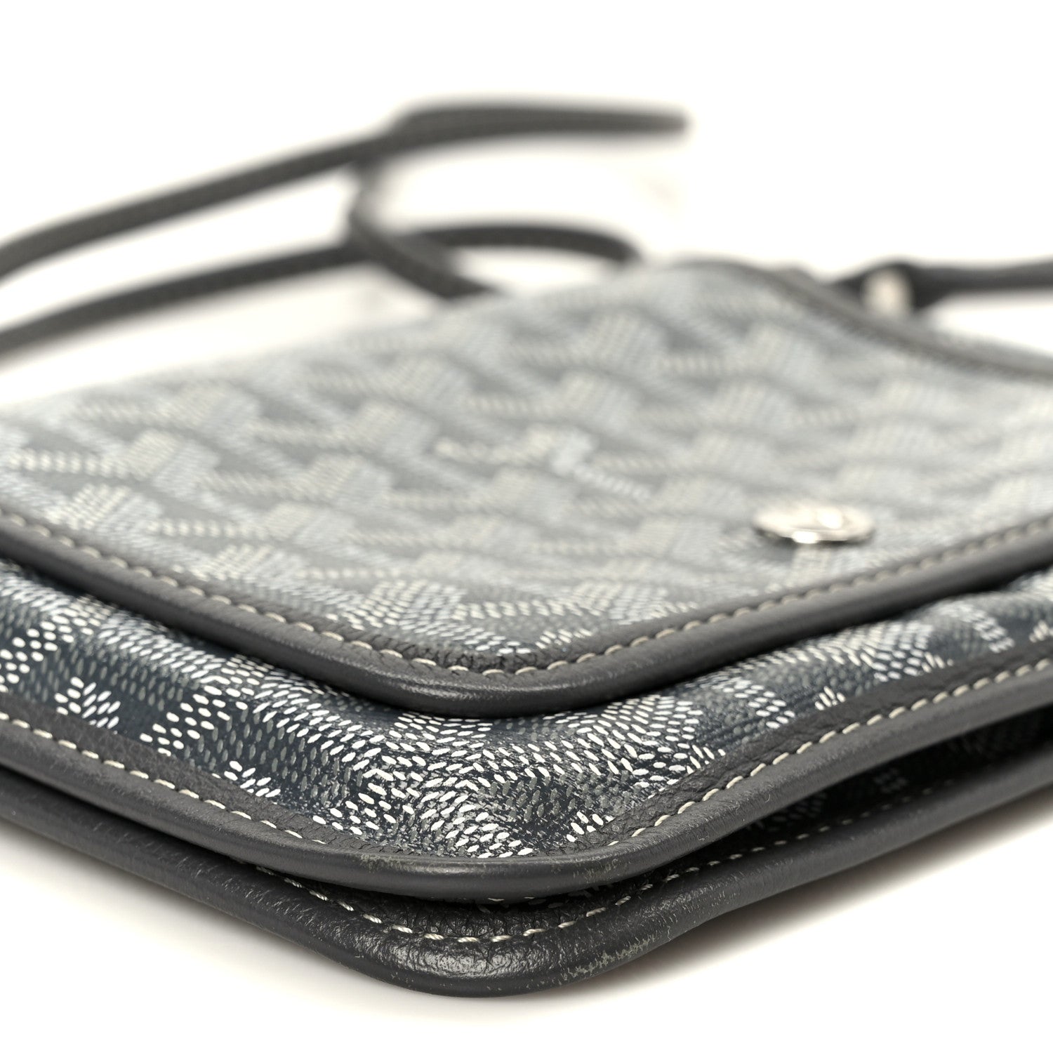 Goyard Goyardine Plumet Wallet Clutch Grey 10 of 11