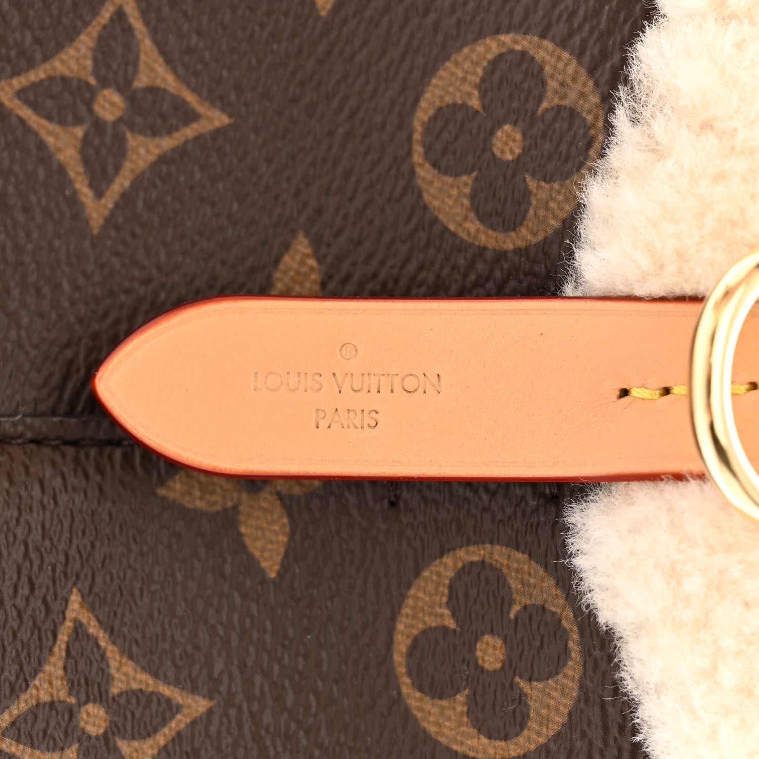 Louis Vuitton Monogram Shearling Cozygram Neonoe BB 6 of 10