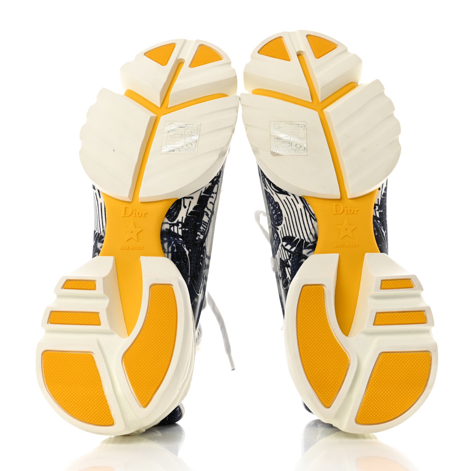 Christian Dior Technical Fabric Tie & Dior Print Womens D-Connect Sneakers 40 Off White 5 of 8