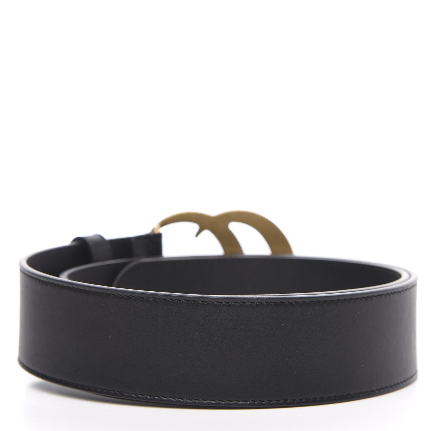 Gucci Calfskin Double G 40mm Belt 80 32 Black 2 of 5
