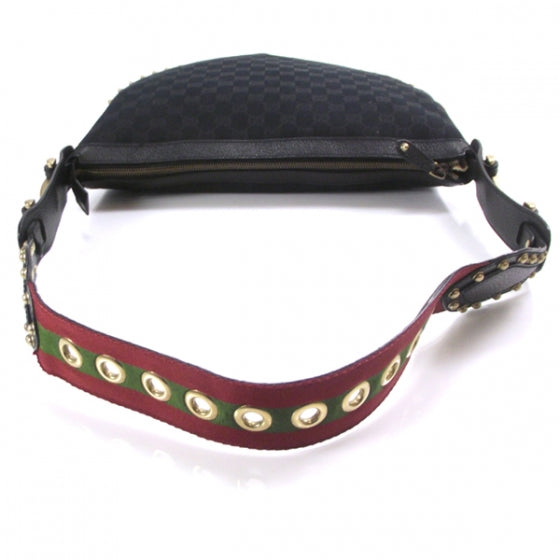 Monogram Borchie Monogram Studded Hobo Black