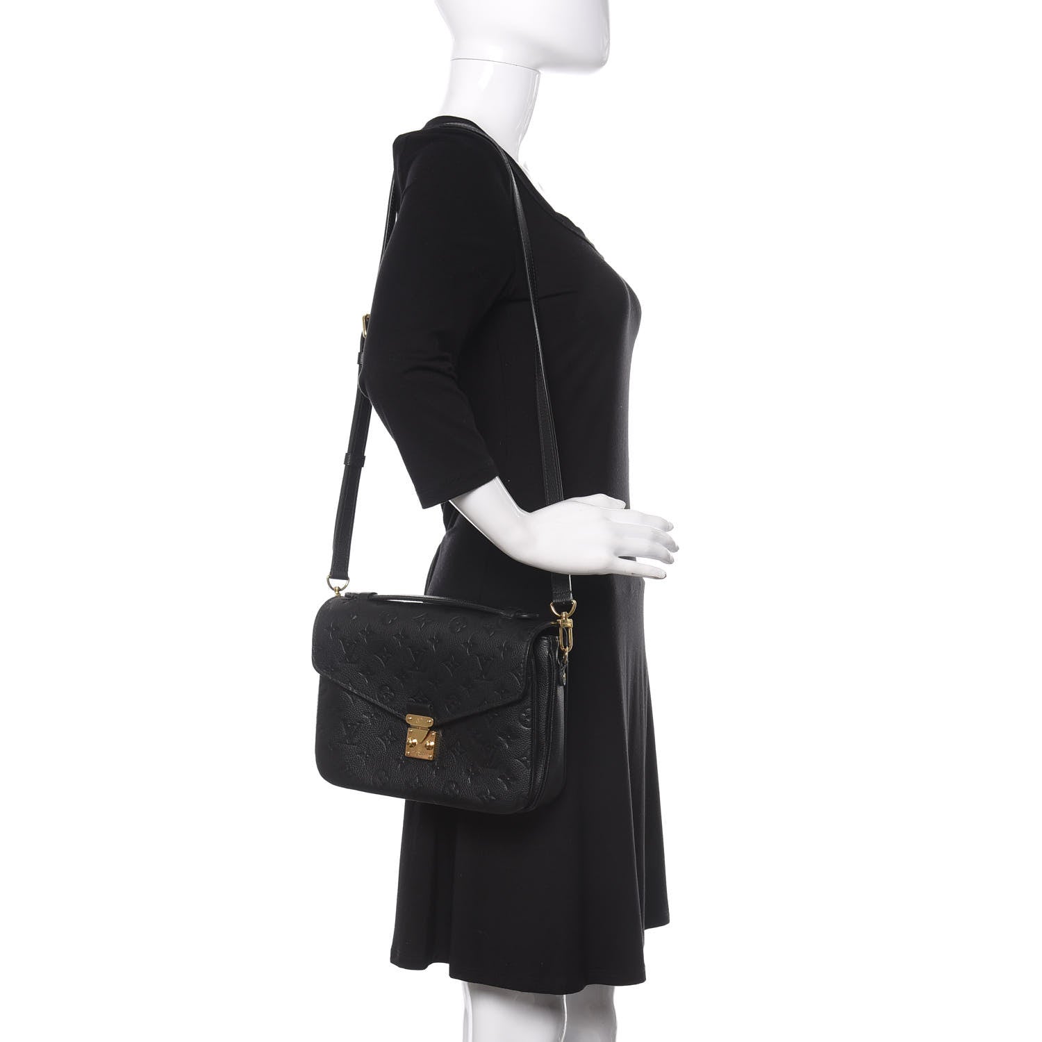 Louis Vuitton Empreinte Pochette Metis Black 2 of 9