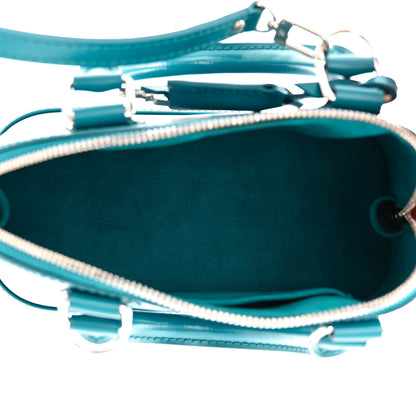 Louis Vuitton Epi Alma BB Cyan 5 of 11